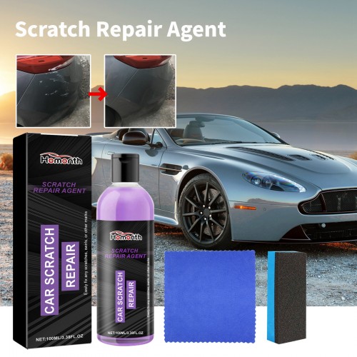 Homonth Car Scratch Free Repair Fluid Paint Removal Repair Scratch Remover Beauty Care Polishing 100ml